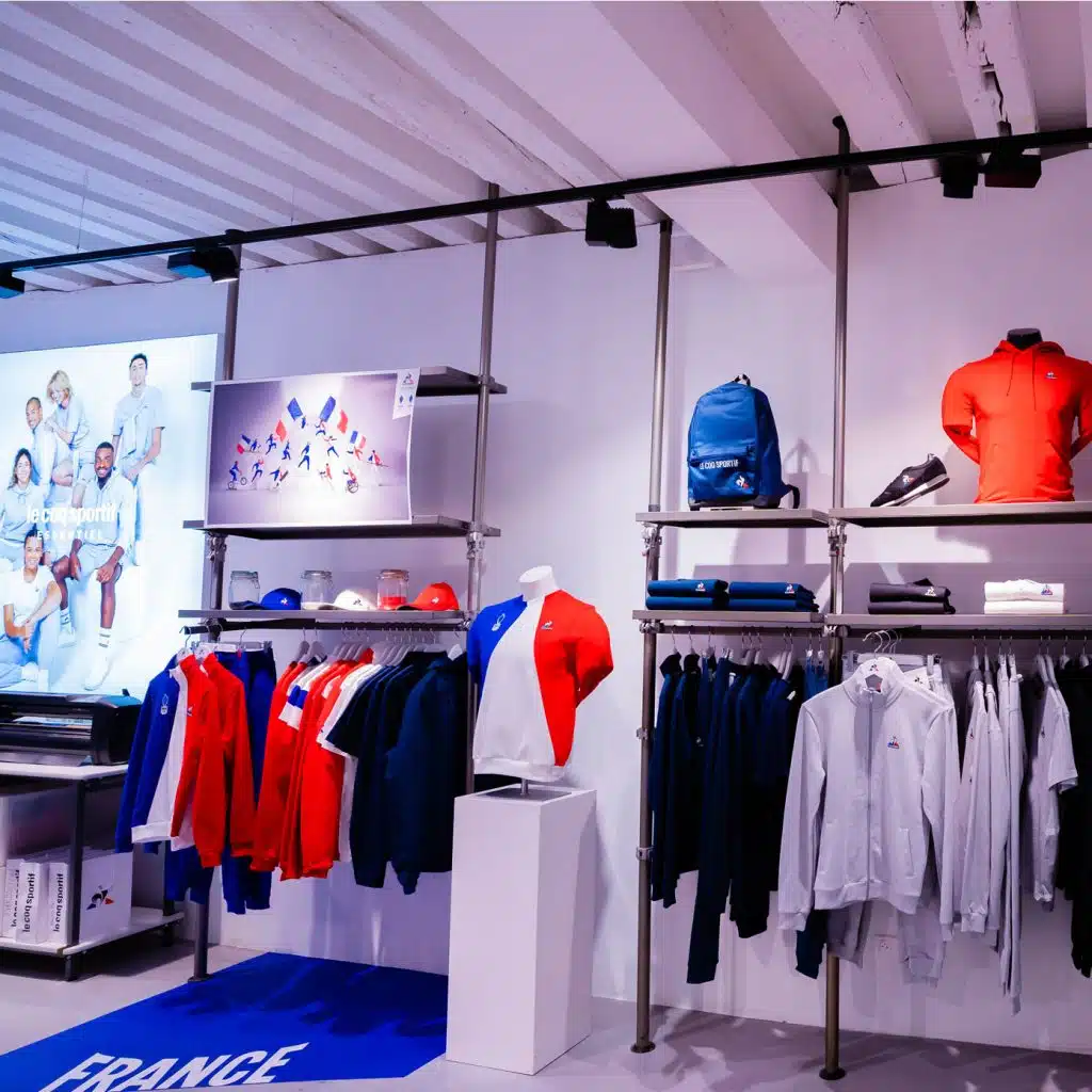 Magasin le-coq-sportif renovation Paris Entreprise Marques Coignières